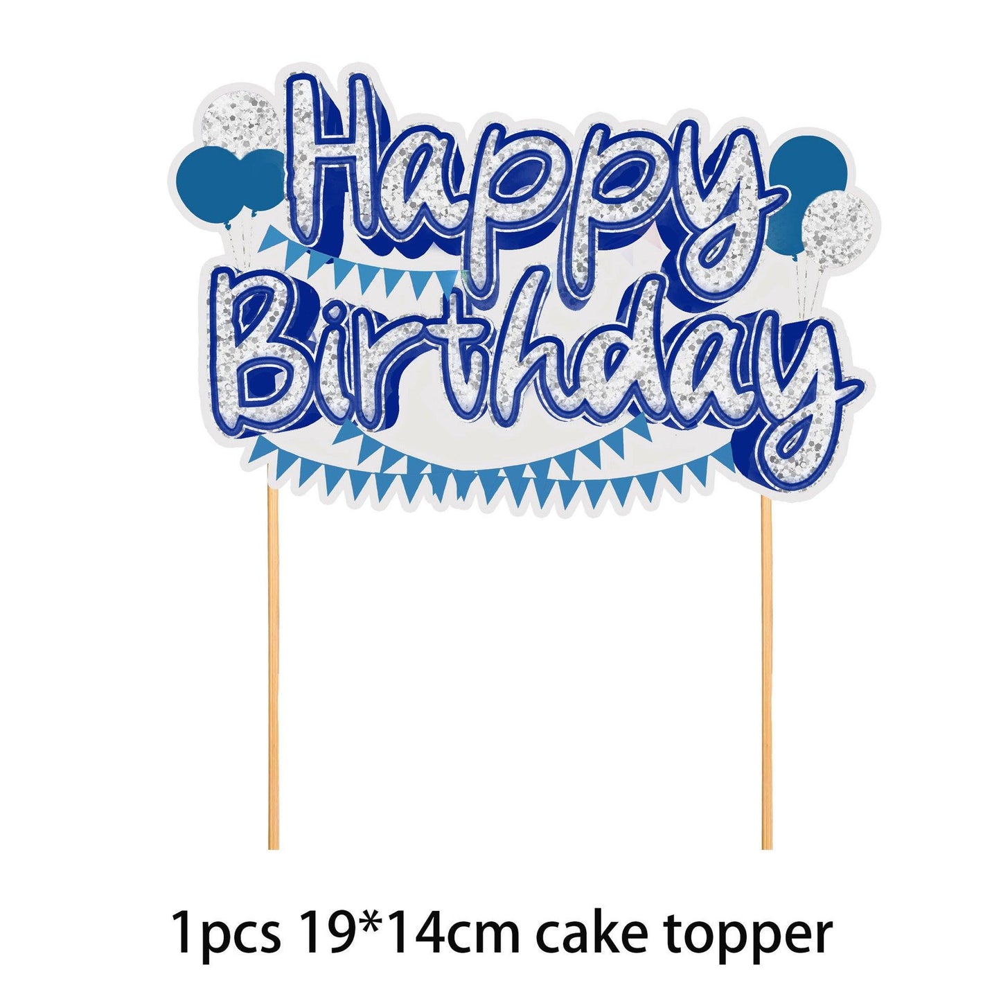 51pcs Navy Blue Birthday Party Decorations Set - Lasercutwraps Shop
