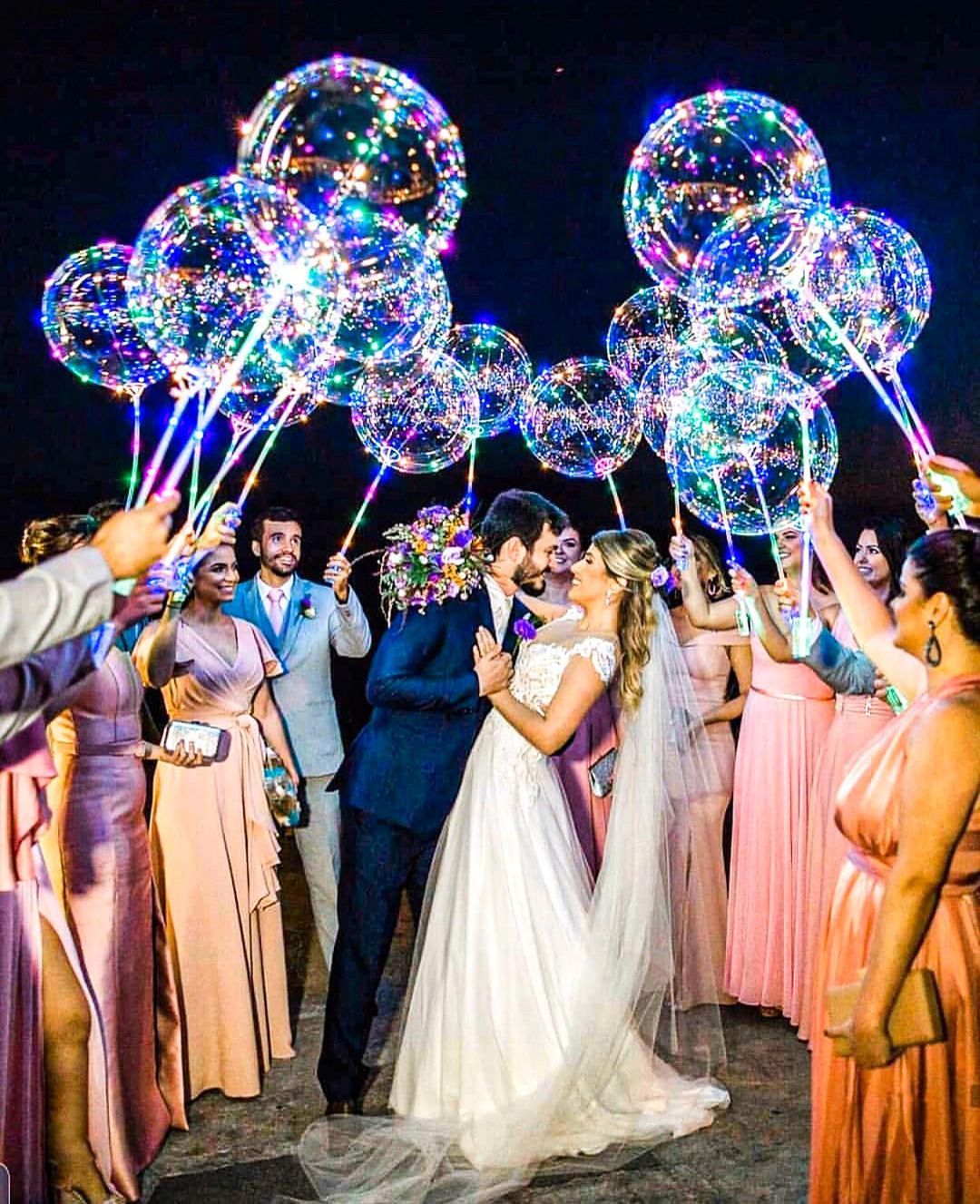 Led Bobo Balloons for Wedding/Bridal shower/ Engagement Parties