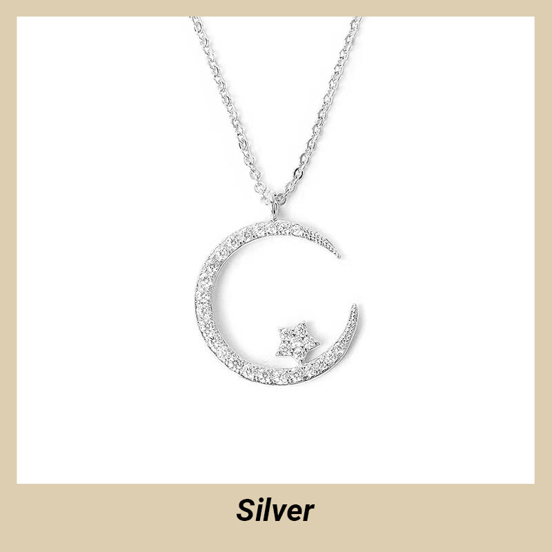 Bright Night: Moon Star Necklace