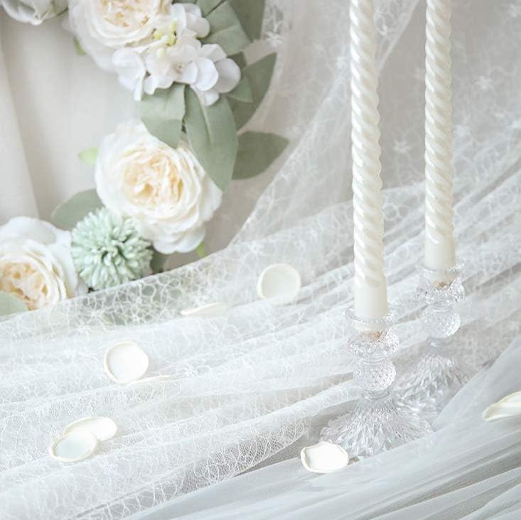 300pcs Silk Rose Petals Ivory Flower Petals for Wedding Flower Girl Basket White Aisle Scatter Dinner Table Centerpieces