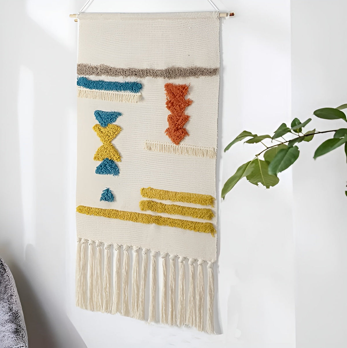 Colorful Fringe Tapestry Decor