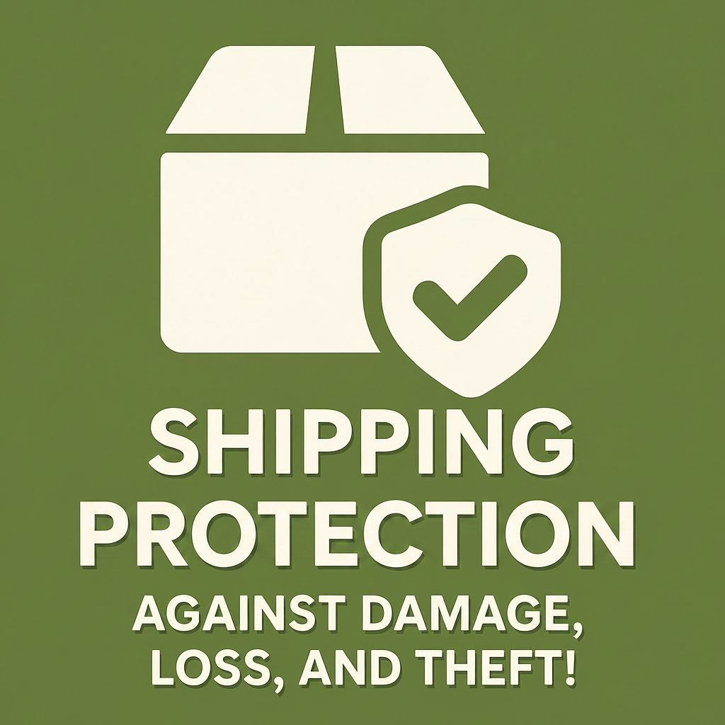 Shipping protection against damage, loss, and theft!