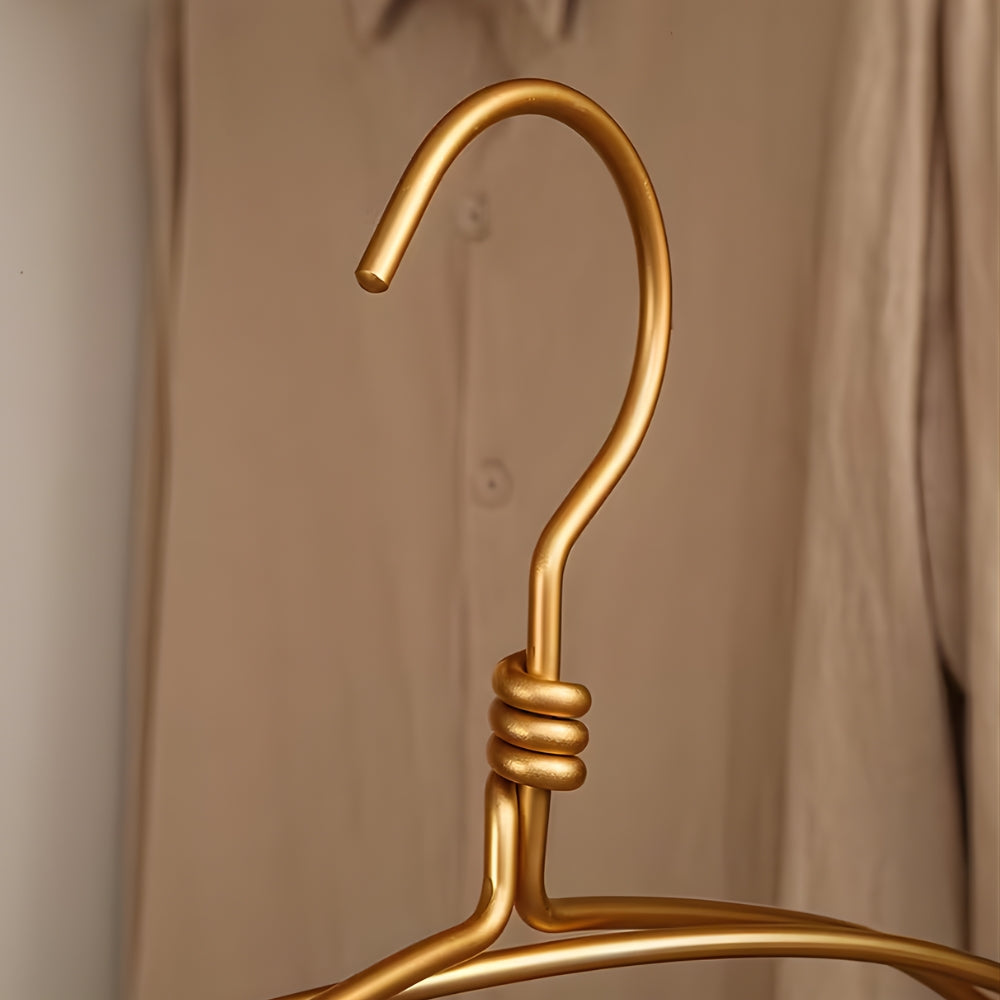 Extra Wide Sleek Aluminum Clothes Hanger | 6pcs Set