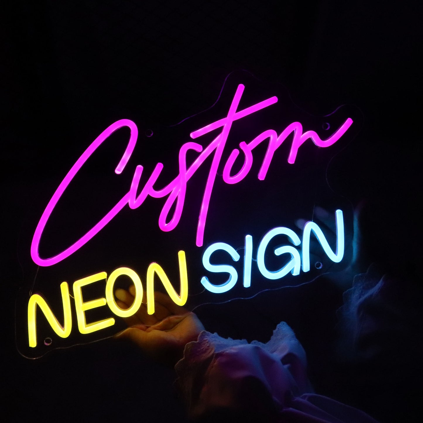Custom Neon Signs, Neon Sign Customizable for Wall Decor, Personalized Neon Sign for Wedding Birthday Party Gift