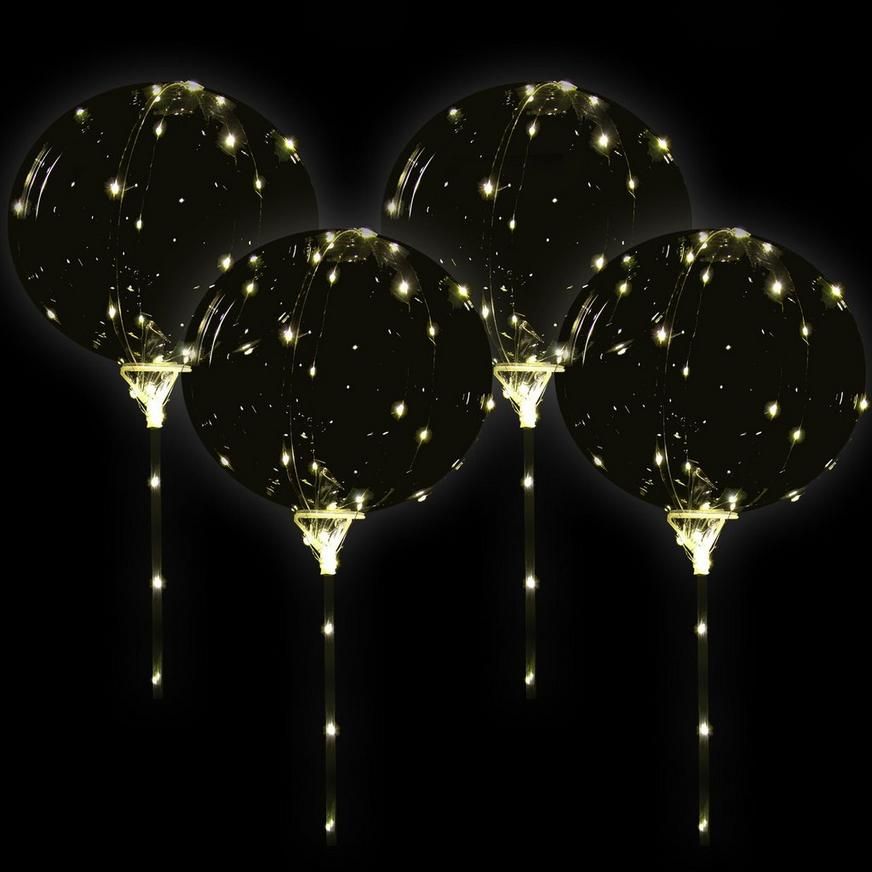 Charming Bridal Shower Decortions with LED Balloons