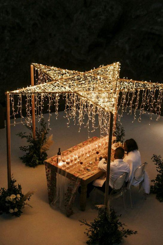 10ft LED Icicle String Lights, Christmas Icicle Lights 300 LEDs Window Curtain Starry Fairy Lights for Wedding Party - Lasercutwraps Shop