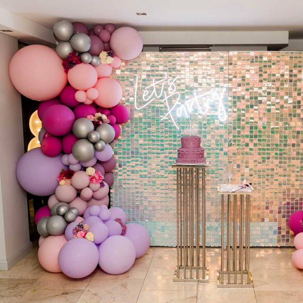 Let's Party Neon Signs, Customized Neon Signs for Party, Dimmable Neon Light up Lights