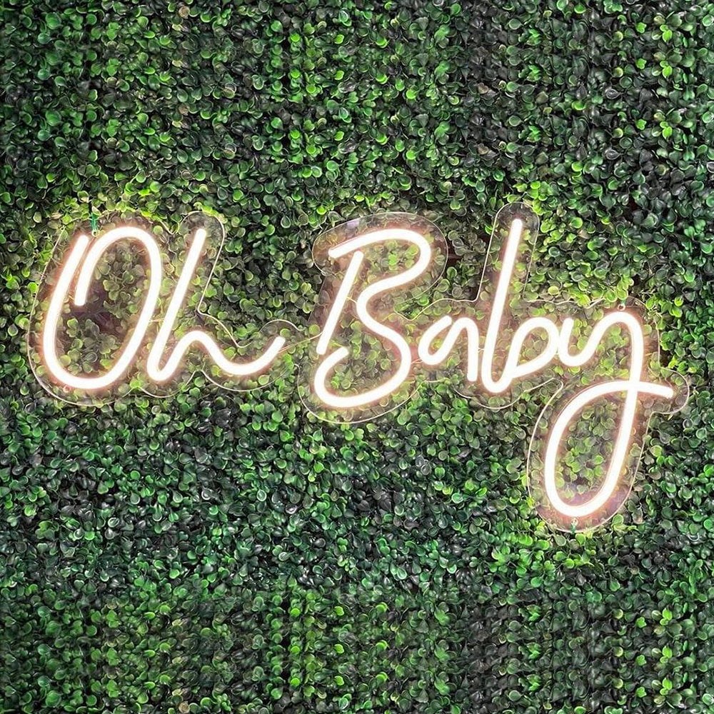 Oh Baby Sign for Backdrop, Oh Baby Light Up Sign for Baby Shower, Gender Reveal Party
