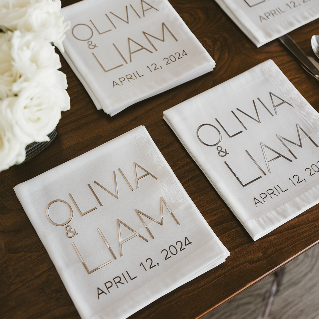 olivia_and_liam custom wedding napkins