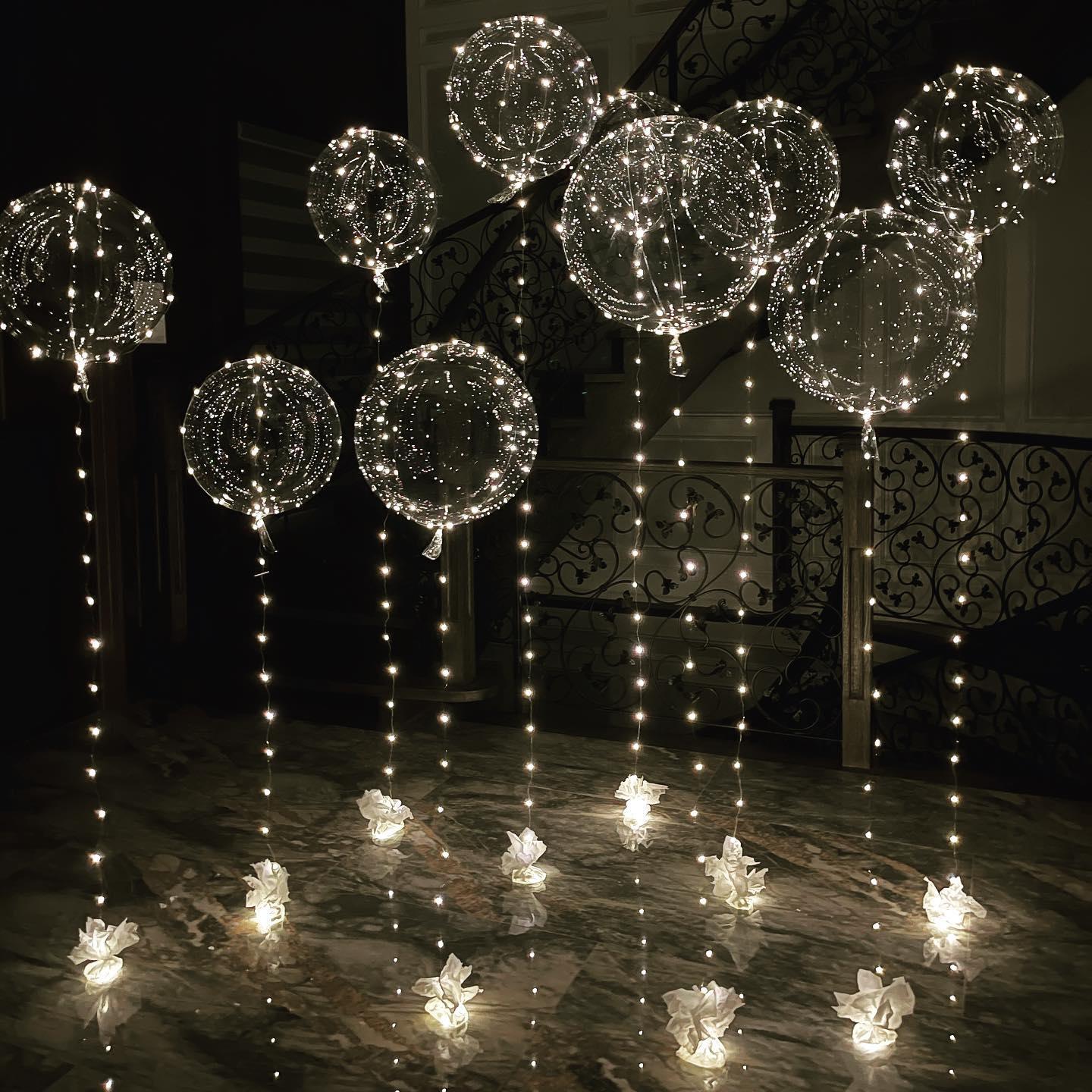 Reusable LED Balloons for Quinceañera Glam
