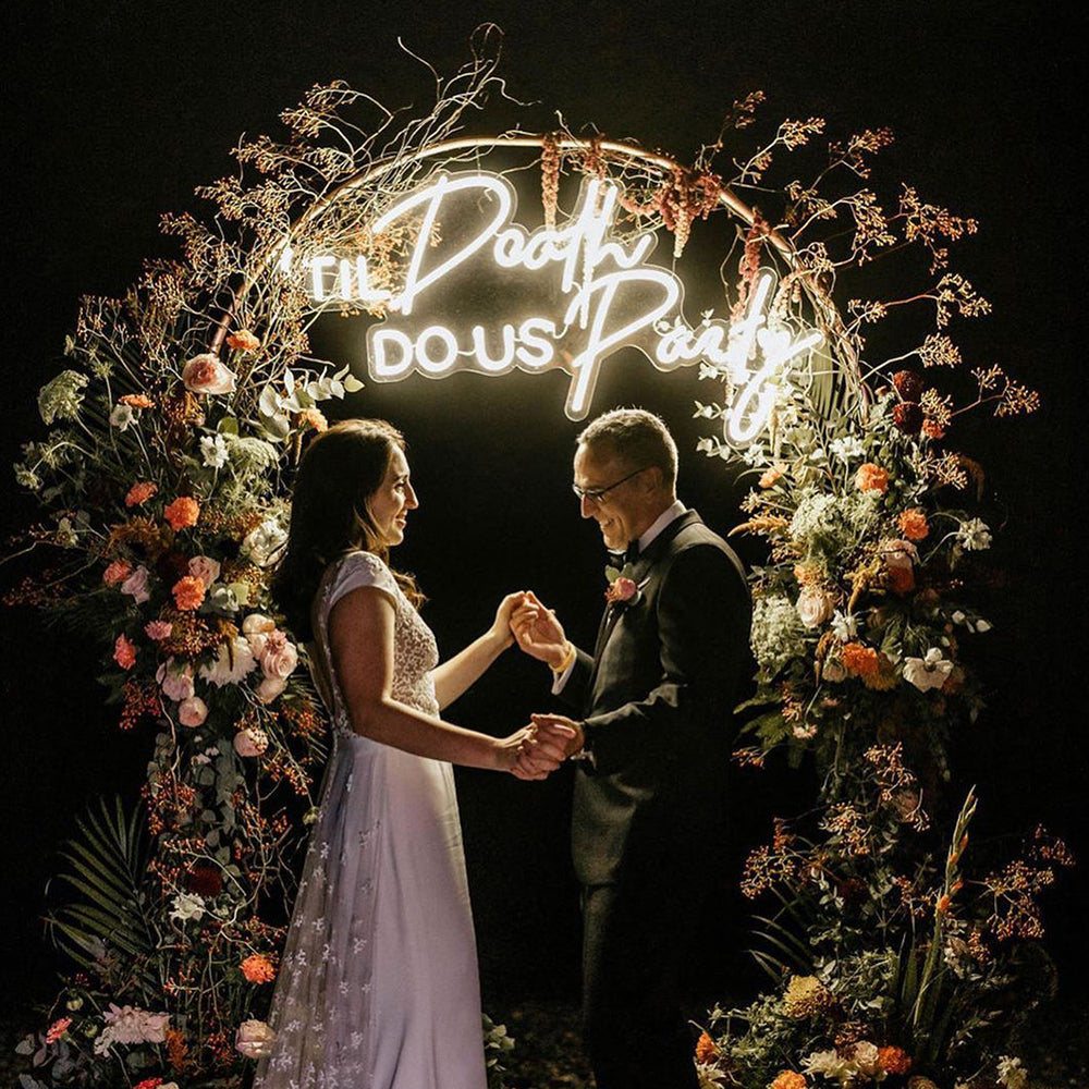 Til Death Do Us Party Neon Signs, Custom Led Neon Signs for Wedding Engagement Party
