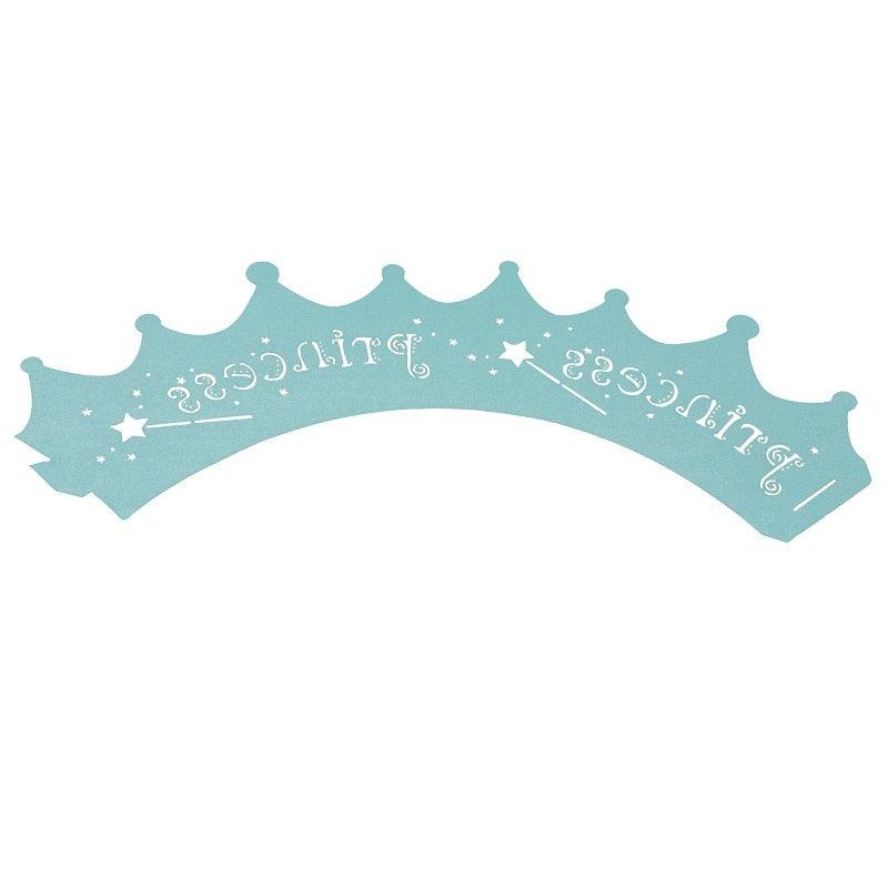 Tiffany 100pcs/Pack Laser Cut Out Princess Paper Cupcake Wrappers - Lasercutwraps Shop