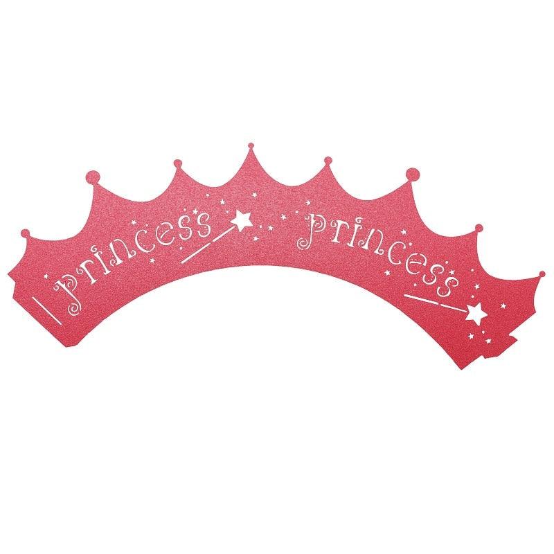 Light Silver 100pcs/Pack Laser Cut Out Princess Paper Cupcake Wrappers - Lasercutwraps Shop