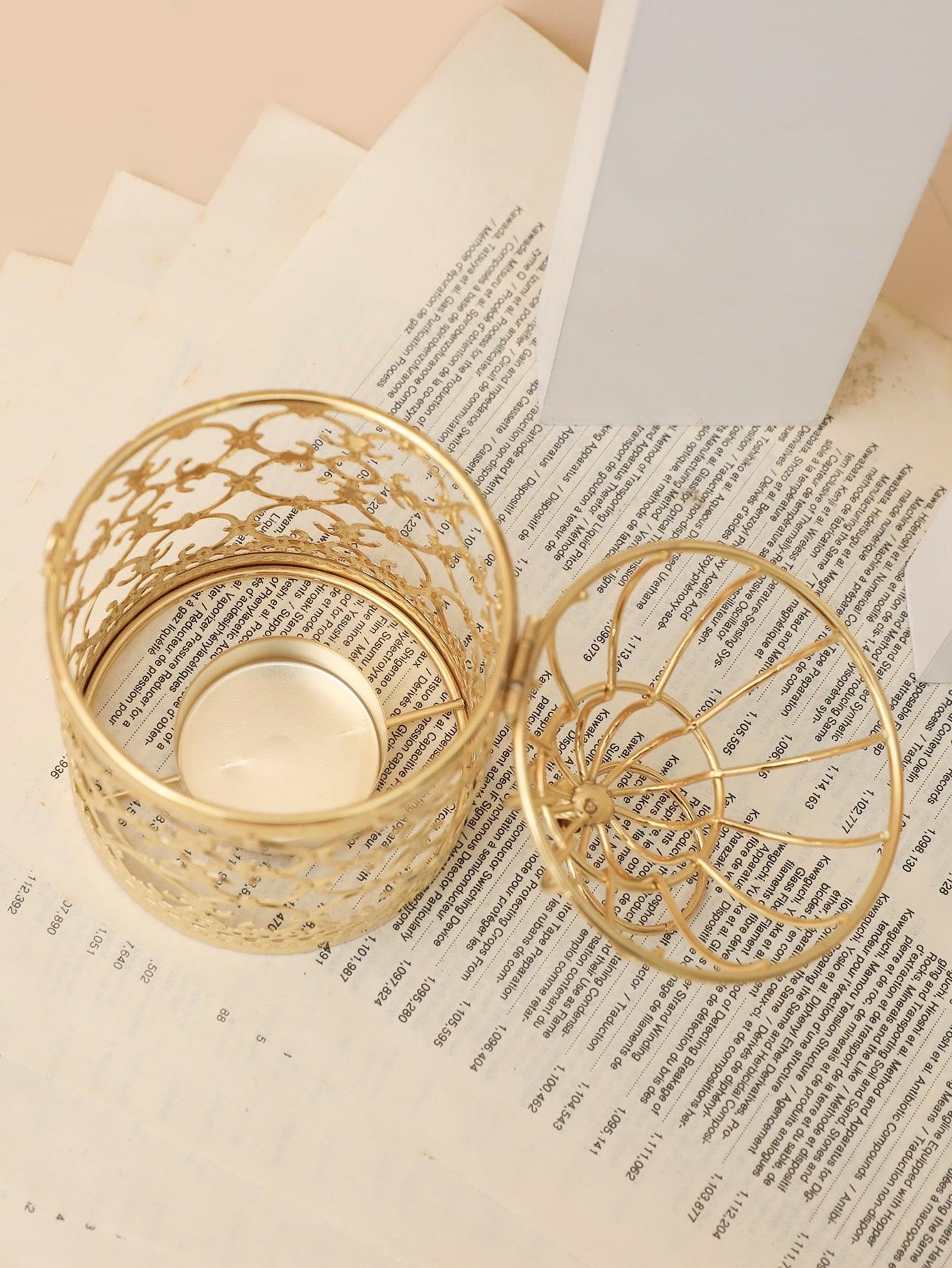 1pc Birdcage Shaped Candle Holder - Lasercutwraps Shop