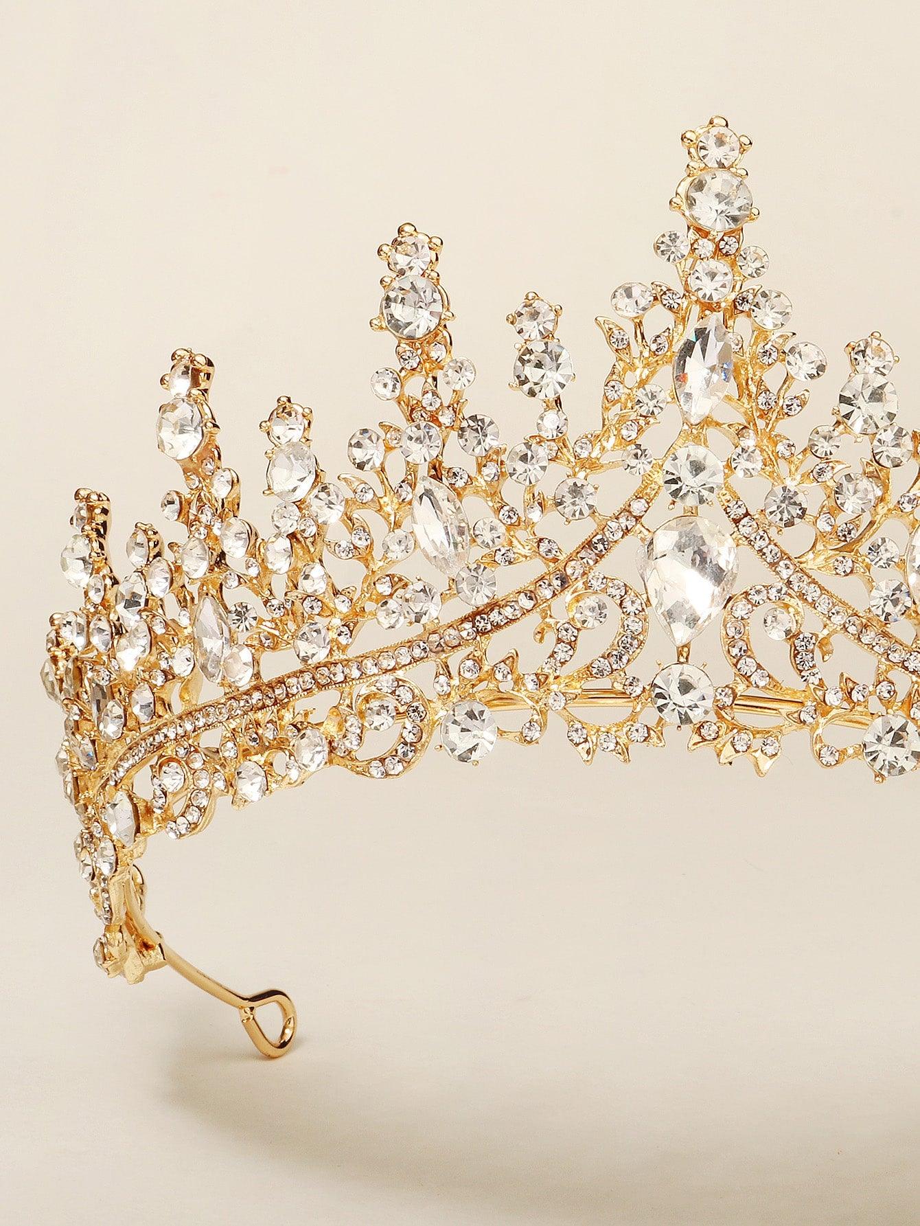 Rhinestone Crown Design Headband - Lasercutwraps Shop