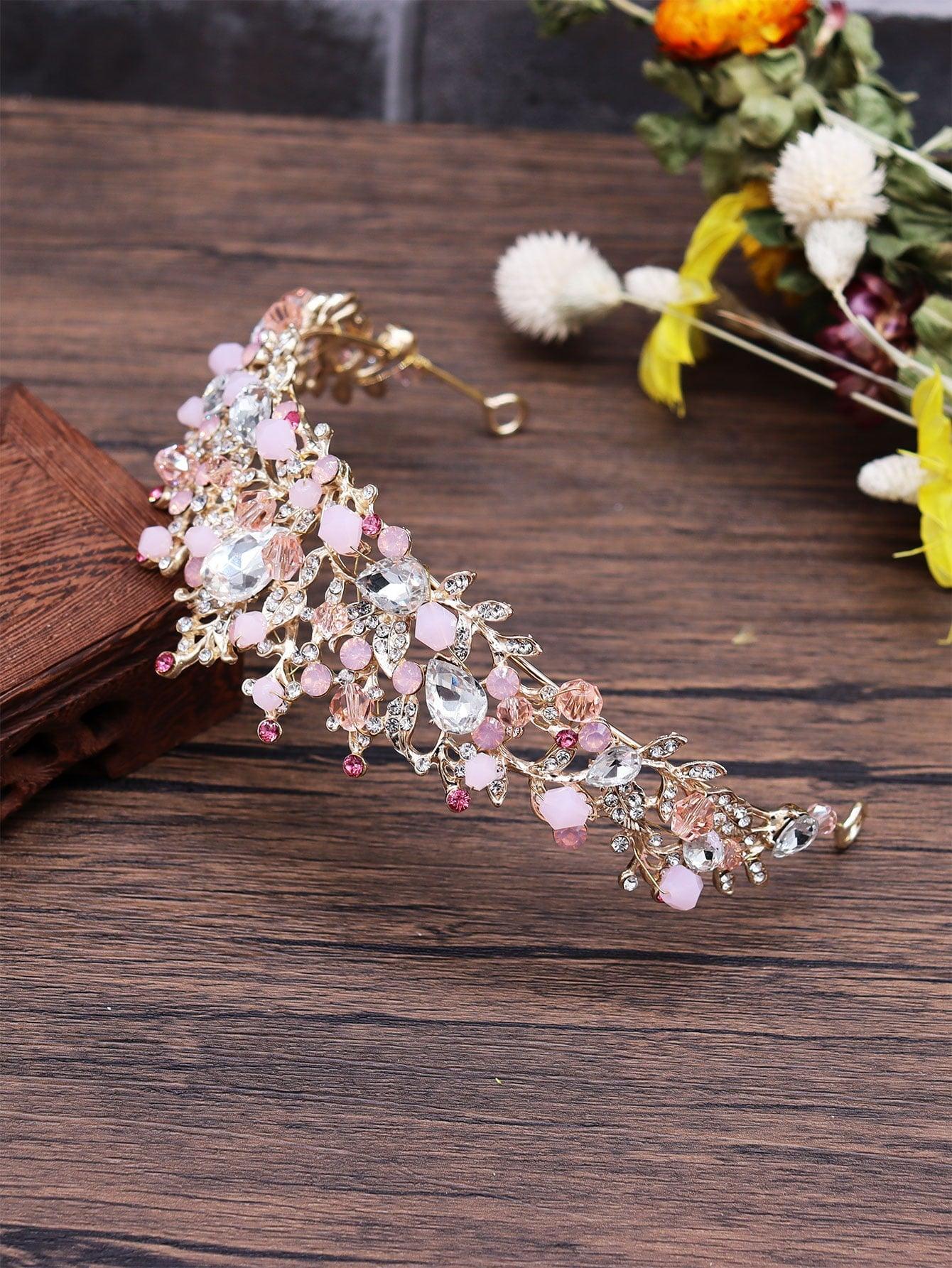 Rhinestone Crown Design Headband - Lasercutwraps Shop