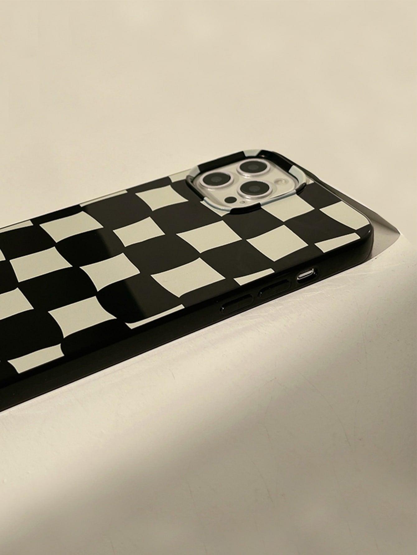 Twisted Checkered Phone Case - Lasercutwraps Shop