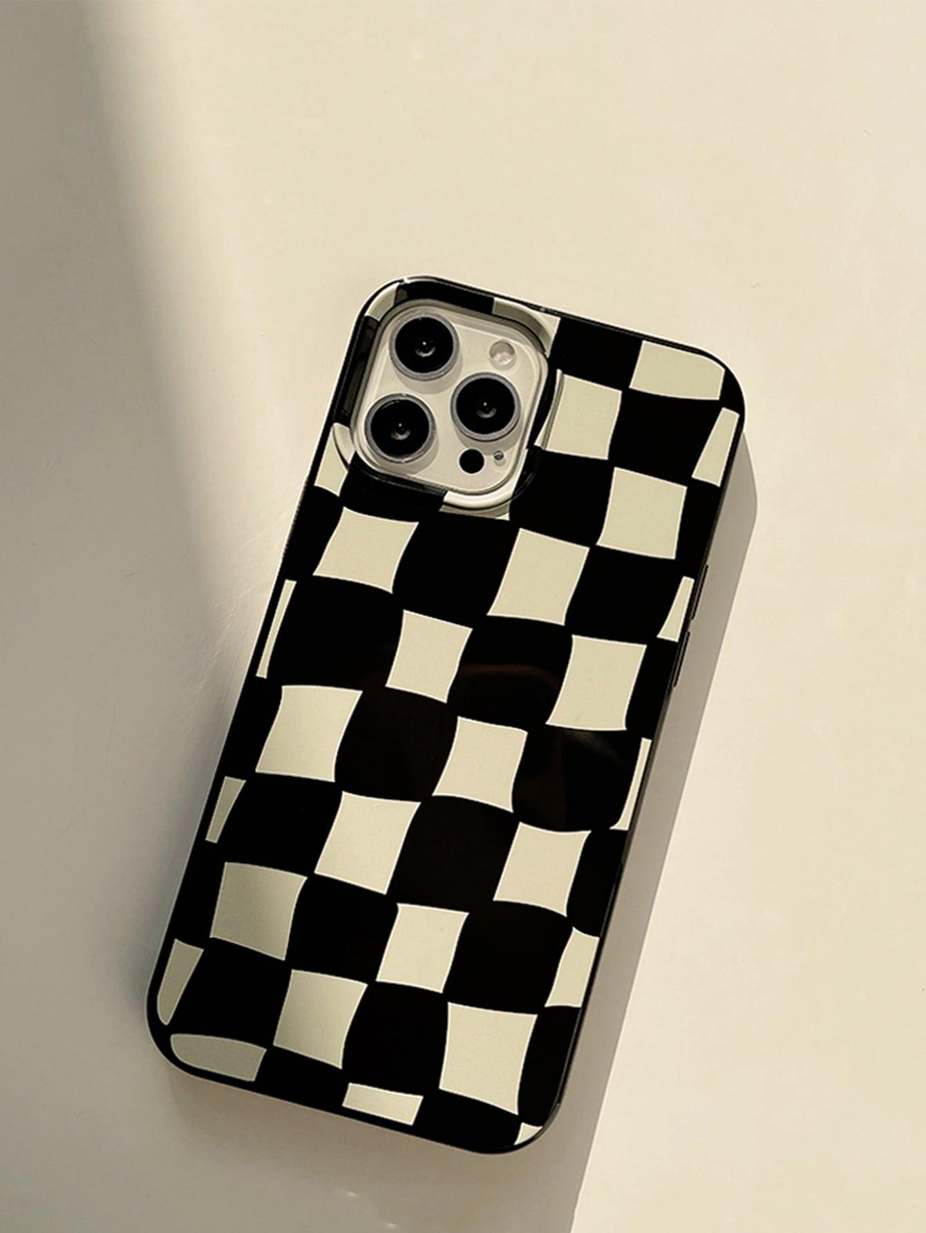 Twisted Checkered Phone Case - Lasercutwraps Shop