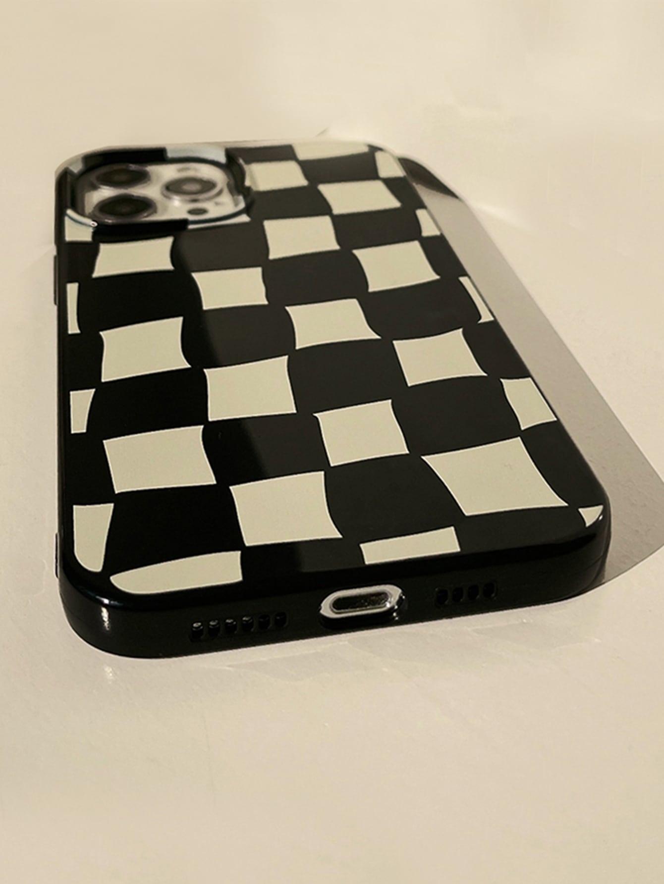 Twisted Checkered Phone Case - Lasercutwraps Shop