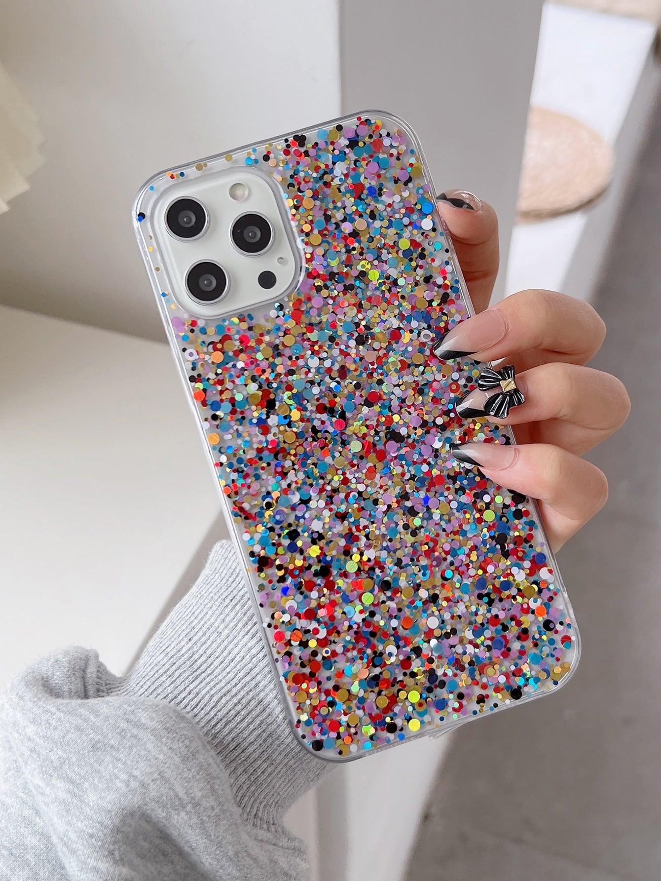 Sequin Decor Phone Case - Lasercutwraps Shop
