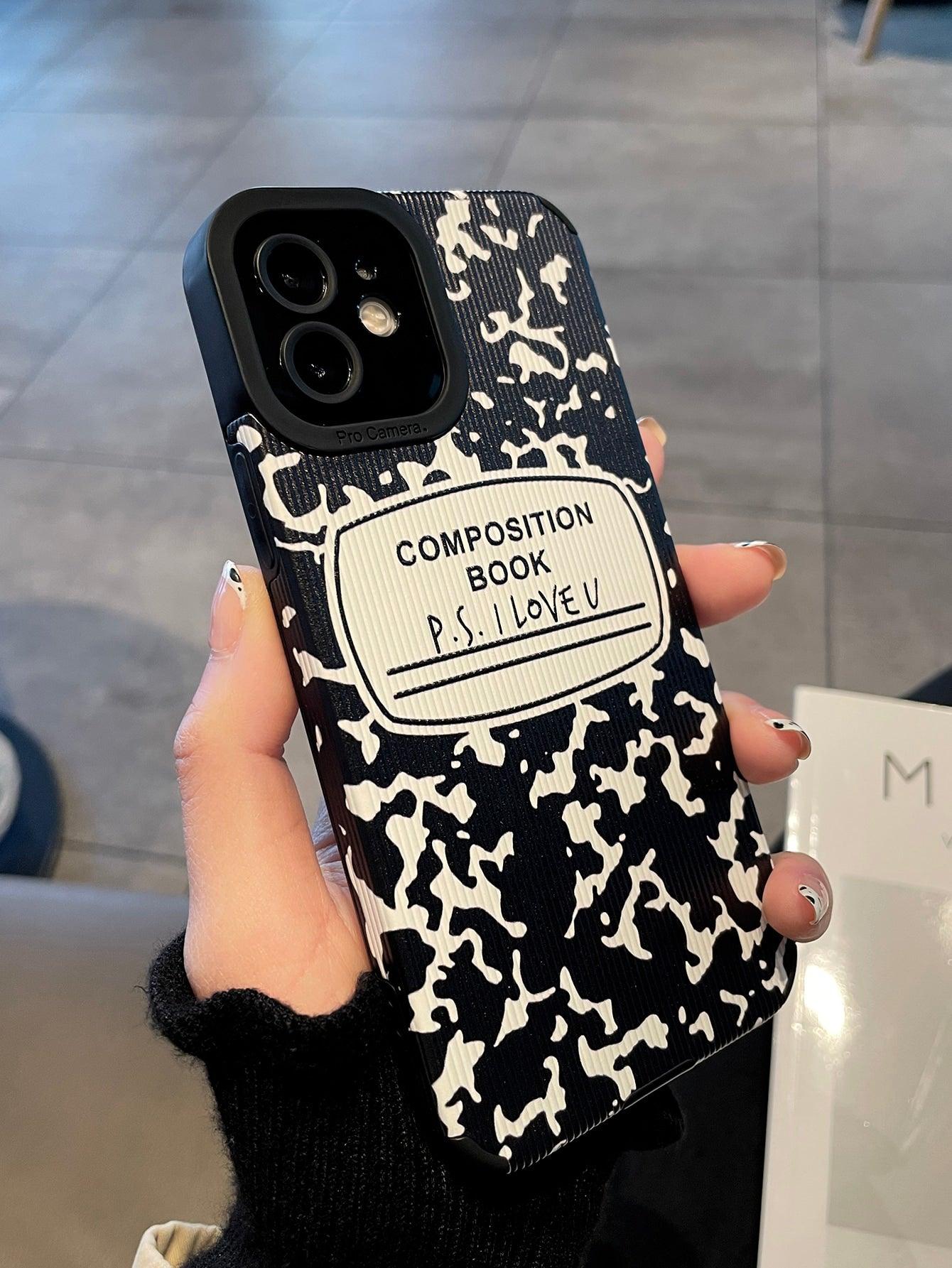 Letter Graphic Phone Case - Lasercutwraps Shop