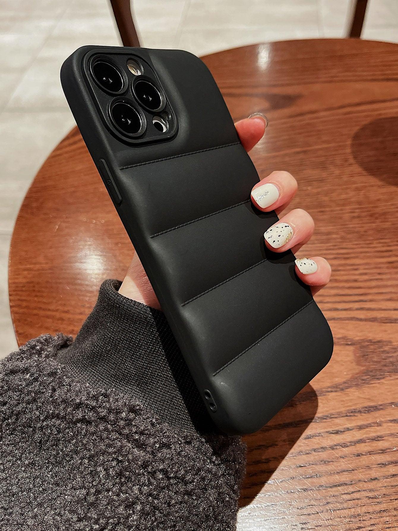 Black Puffer Phone Case - Lasercutwraps Shop