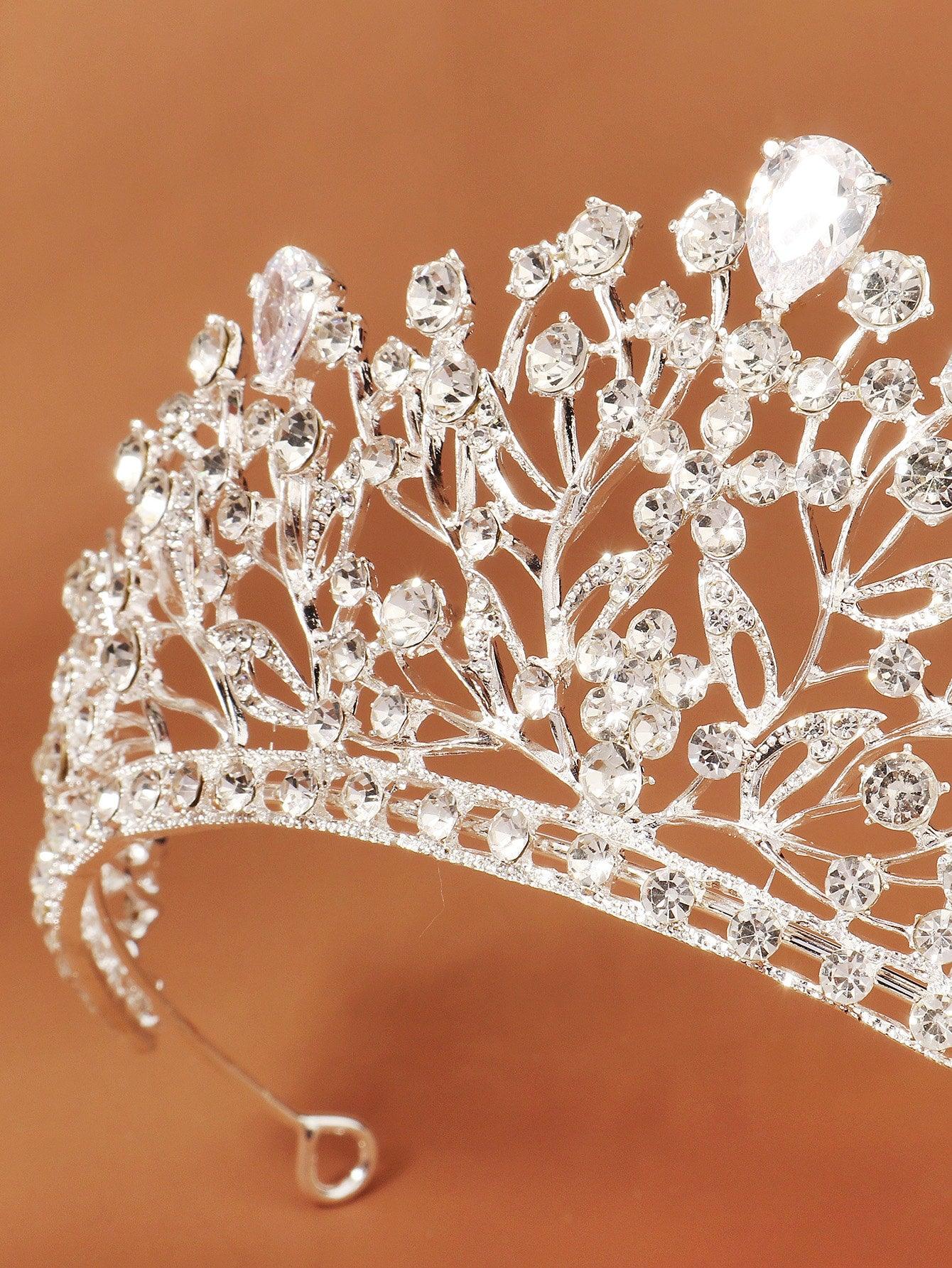 Rhinestone Crown Bridal Headwear - Lasercutwraps Shop