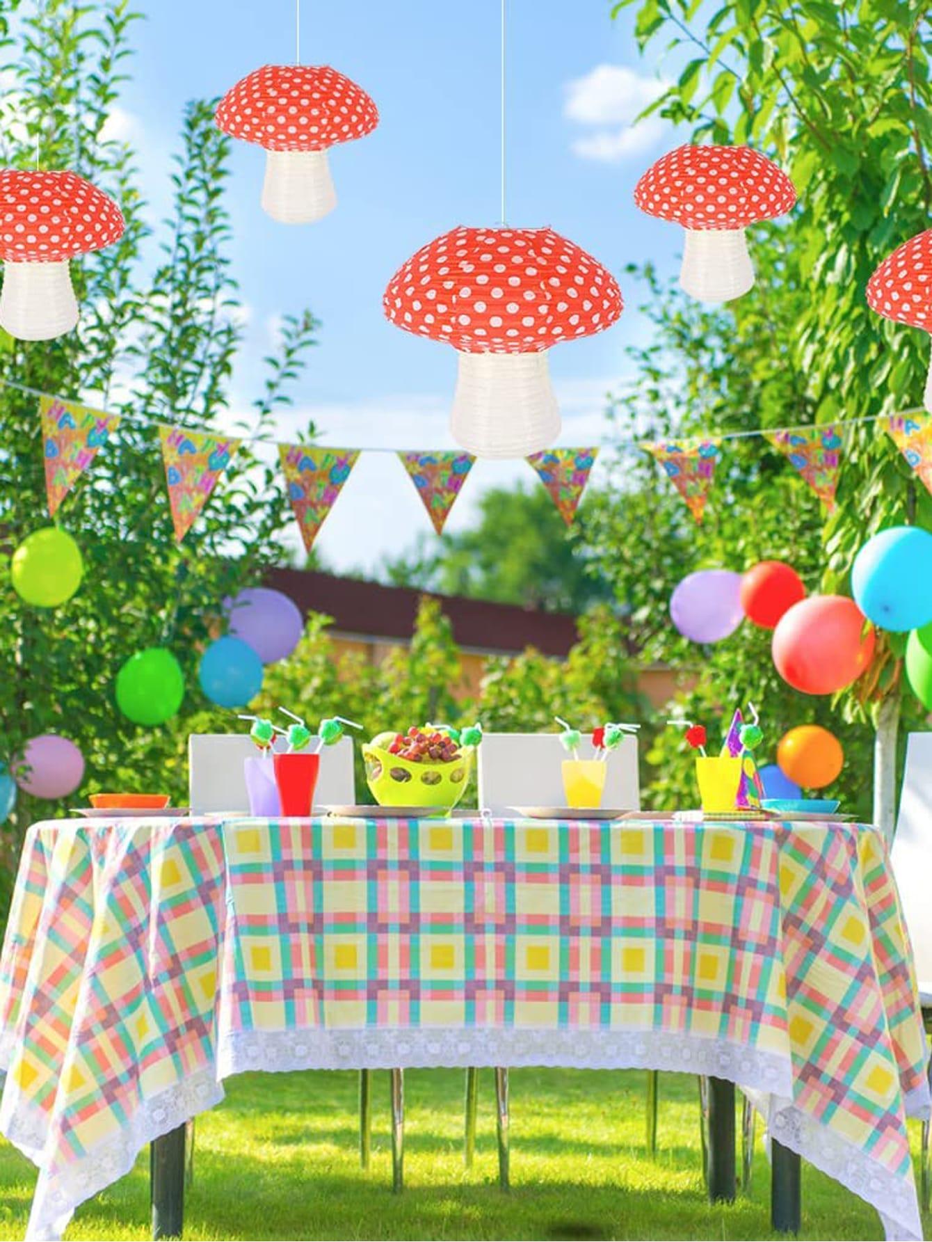 3pcs Mushroom Shaped Paper Lantern - Lasercutwraps Shop