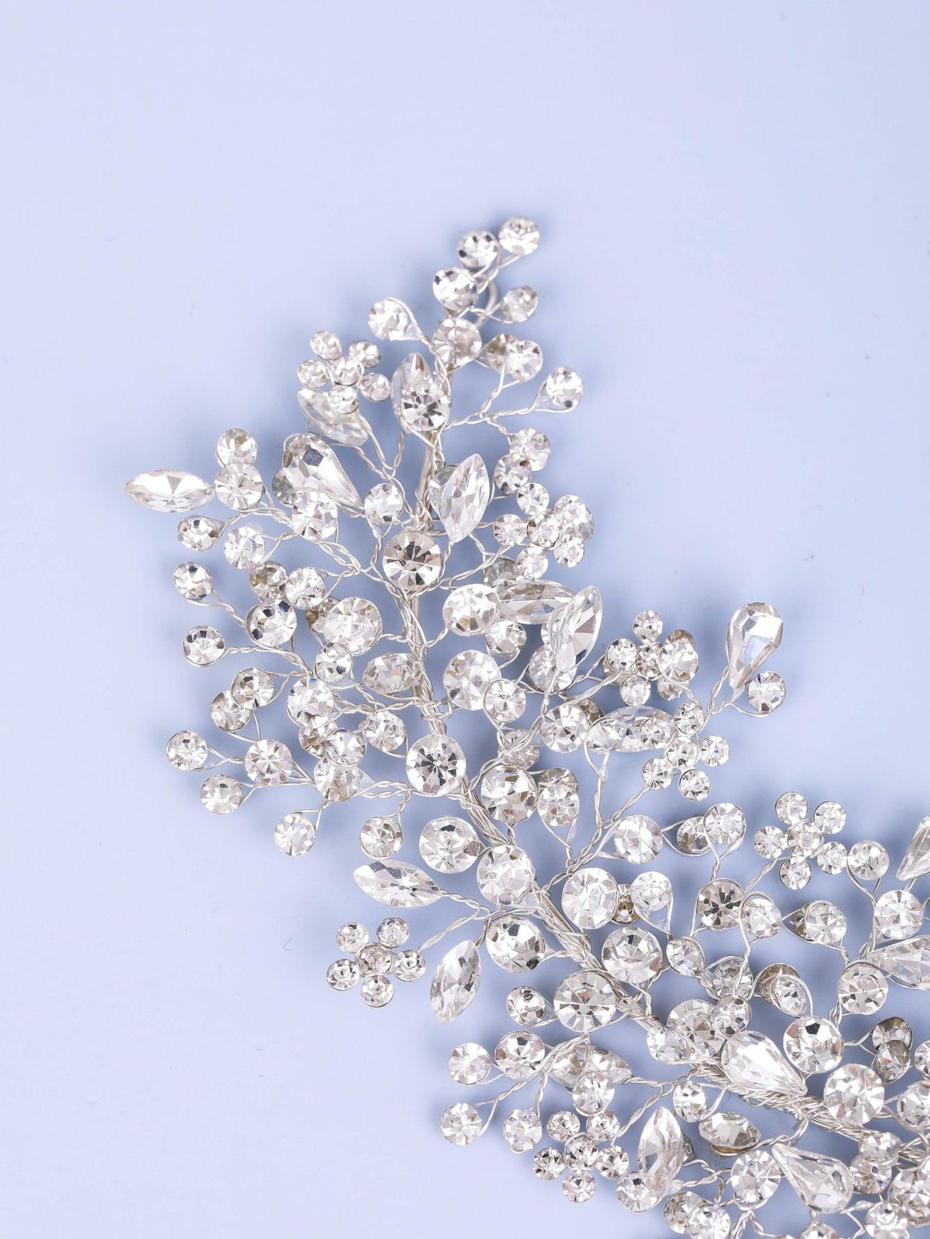 Rhinestone Decor Bridal Headwear - Lasercutwraps Shop