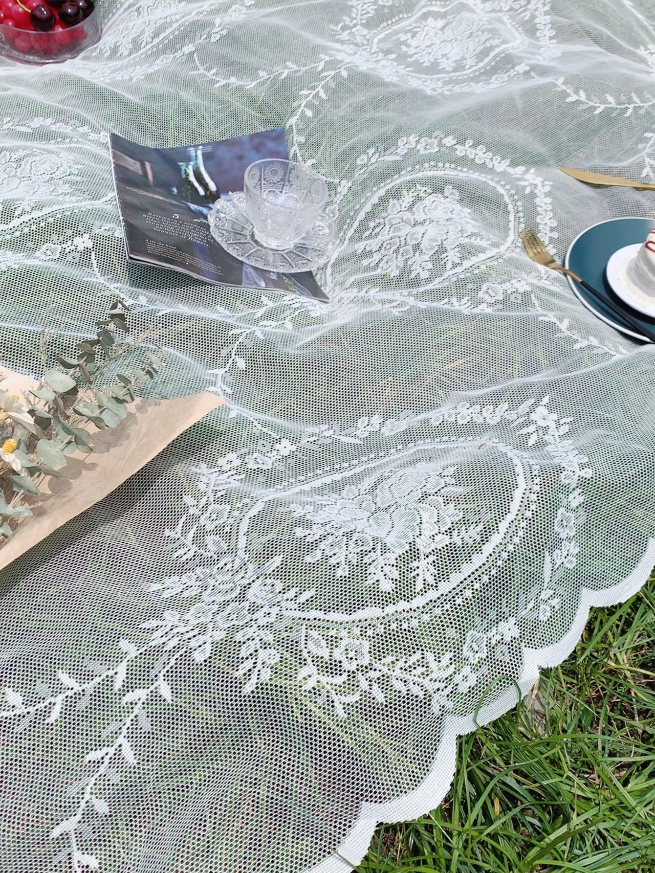 Floral Pattern Outdoor Picnic Mat - Lasercutwraps Shop
