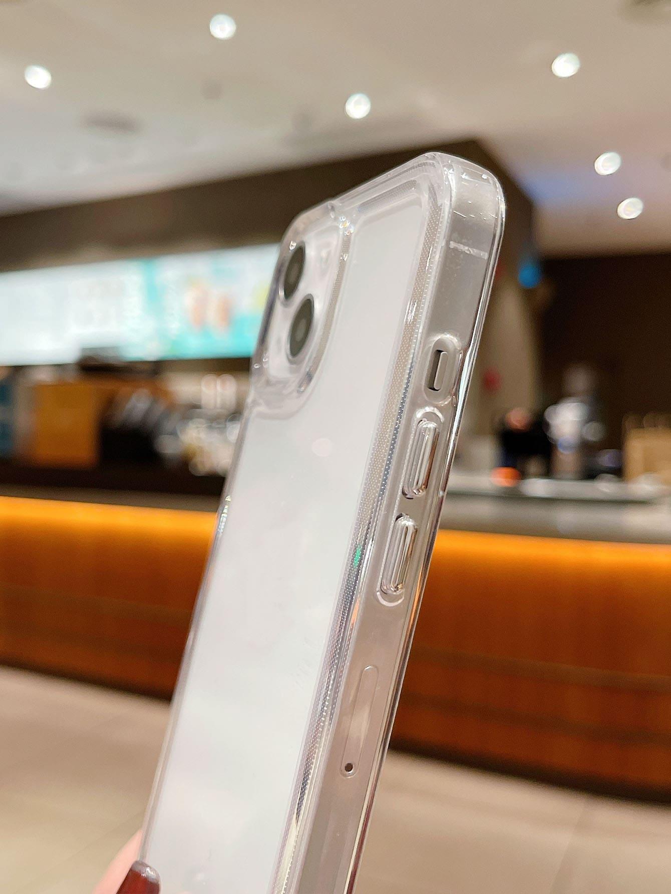 Contrast Frame Clear Phone Case - Lasercutwraps Shop