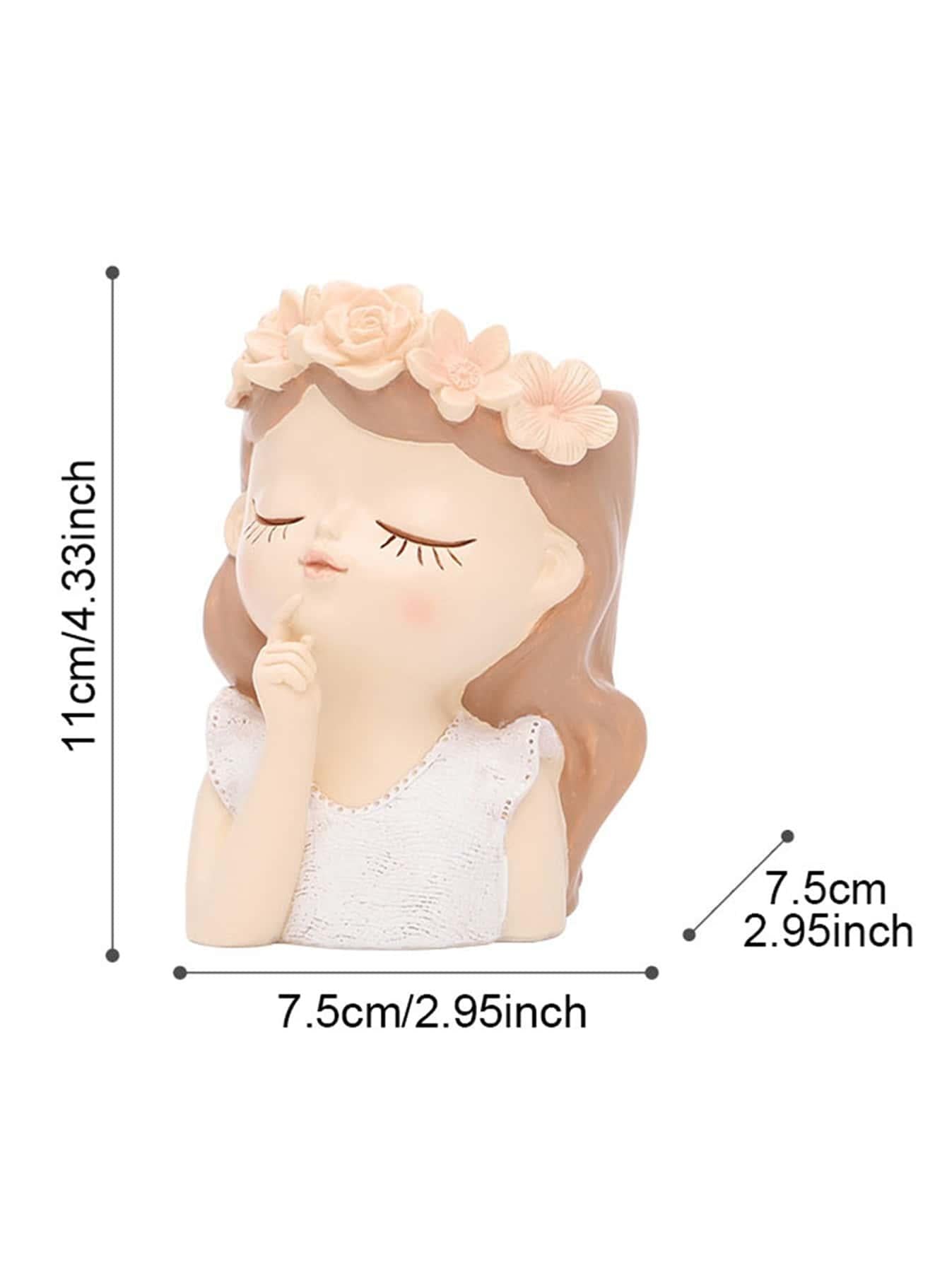 1pc Flower Decor Figure Shaped Garden Ornament - Lasercutwraps Shop