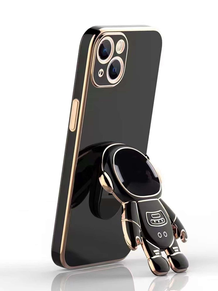 Plain Phone Case With Astronaut Design StandOut Phone Grip