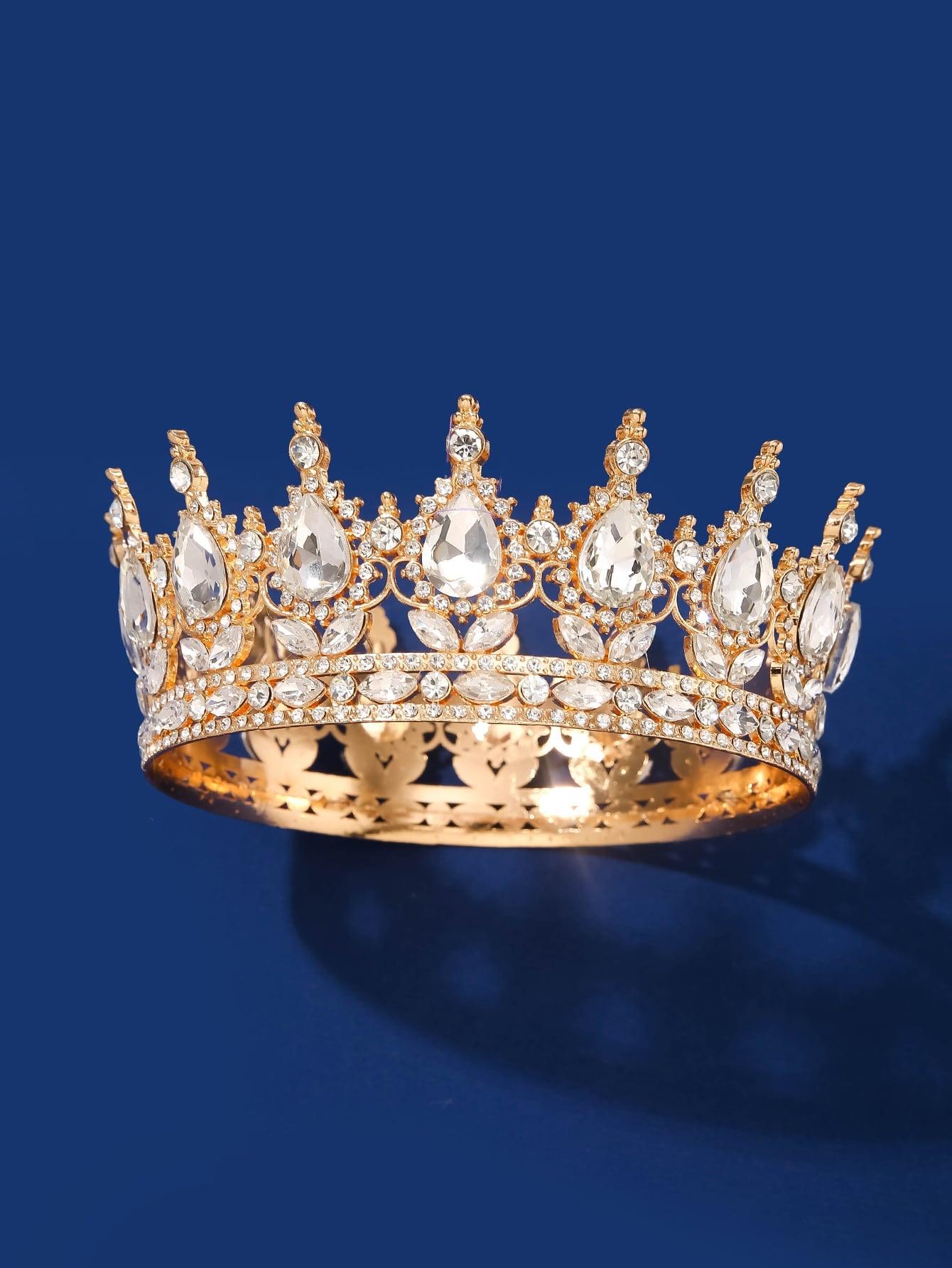 Rhinestone Decor Bridal Crown - Lasercutwraps Shop