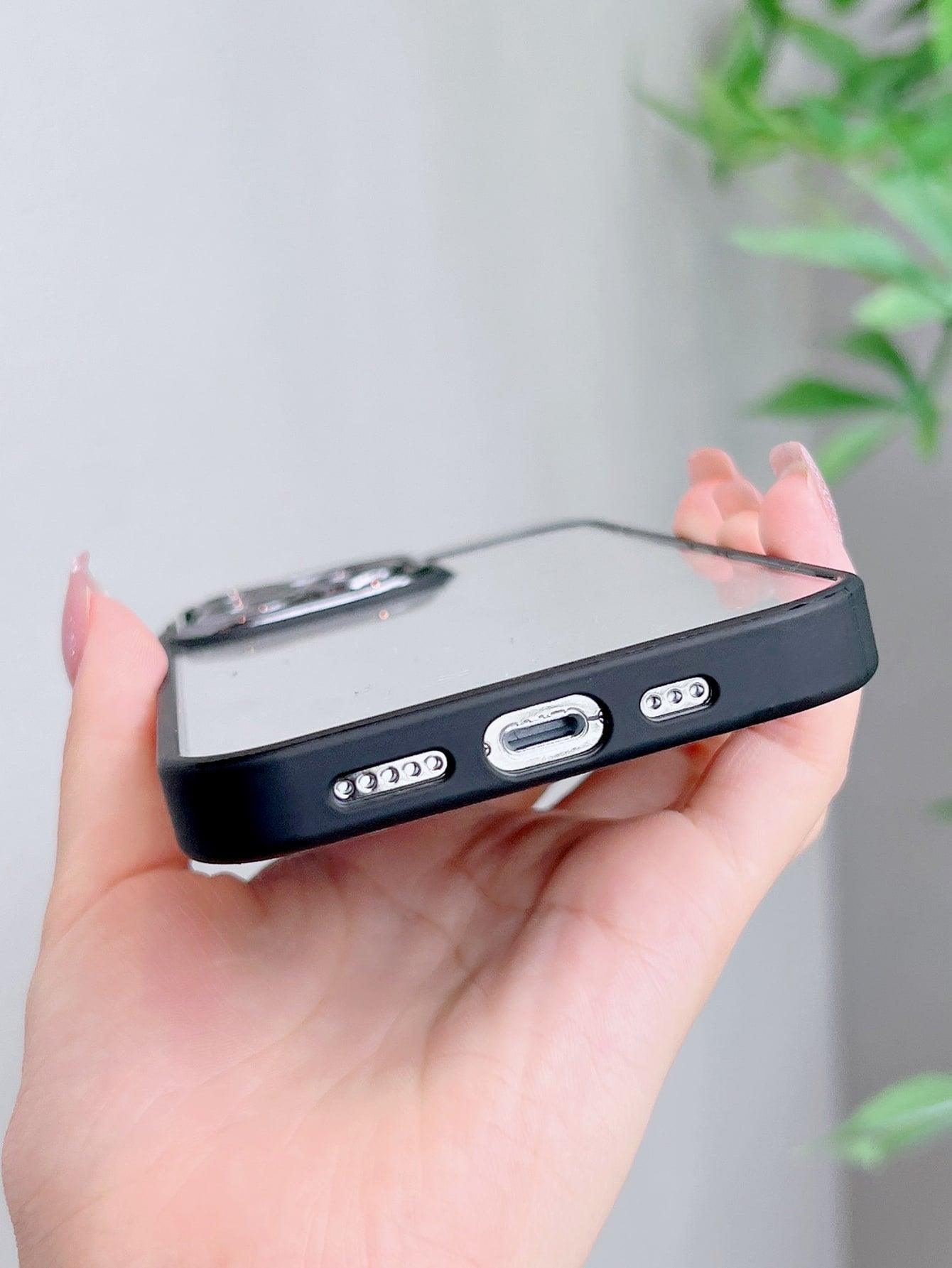 Contrast Frame Clear Phone Case - Lasercutwraps Shop