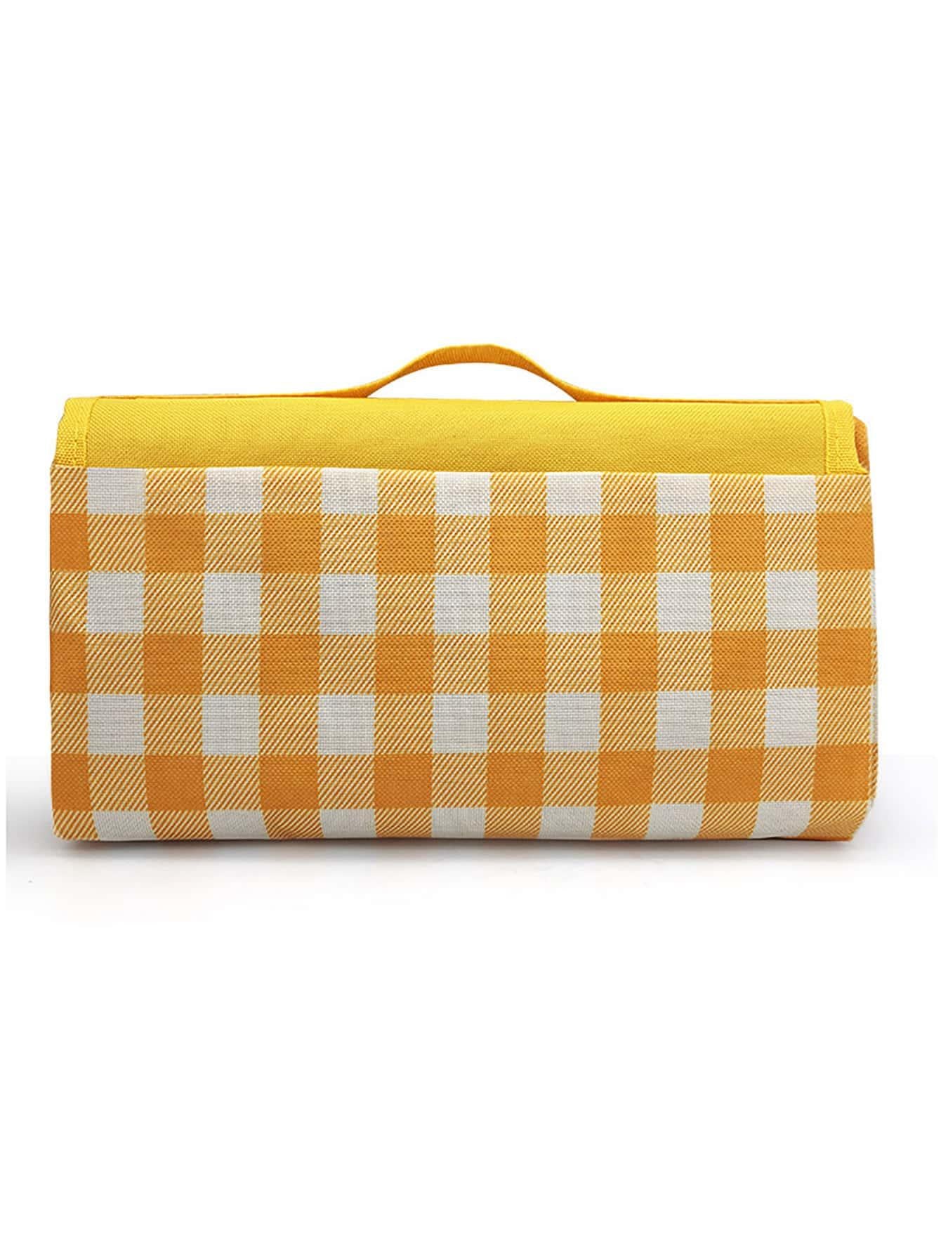 Gingham Print Outdoor Waterproof Picnic Mat - Lasercutwraps Shop