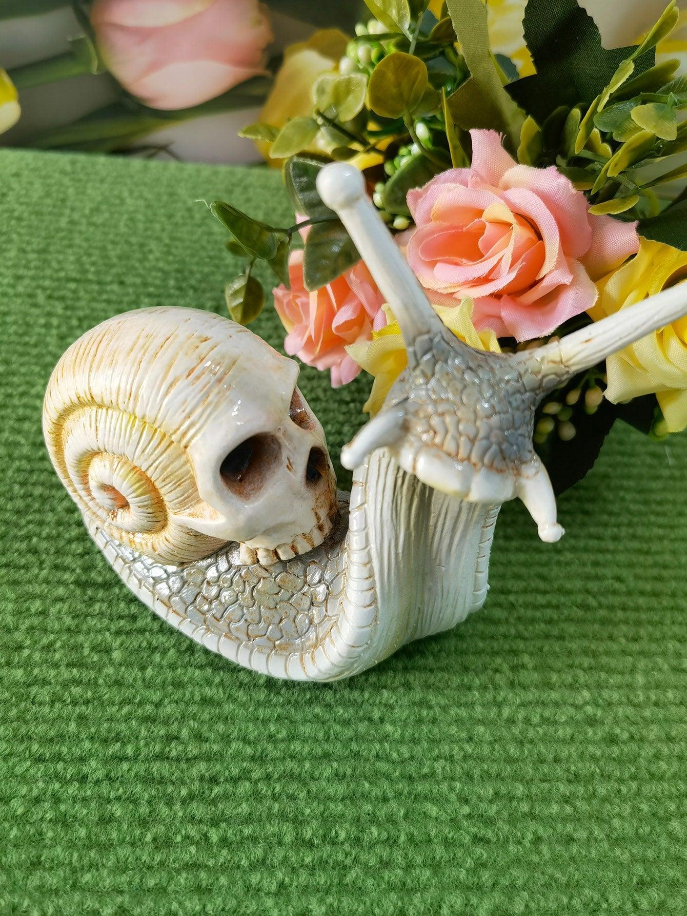 1pc Skull Decor Snail Design Garden Decoration - Lasercutwraps Shop