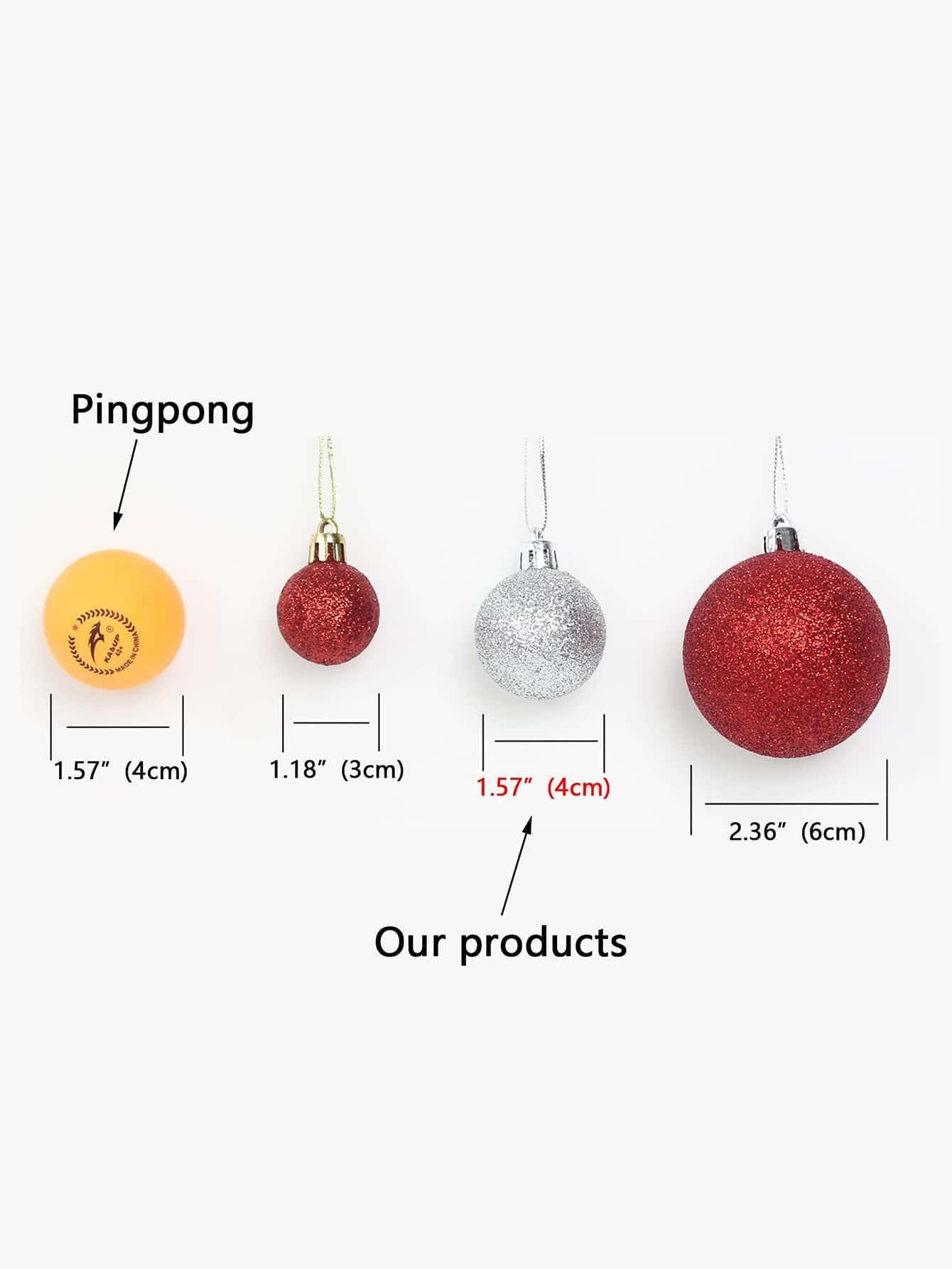 24pcs Christmas Tree Decorative Ball - Lasercutwraps Shop