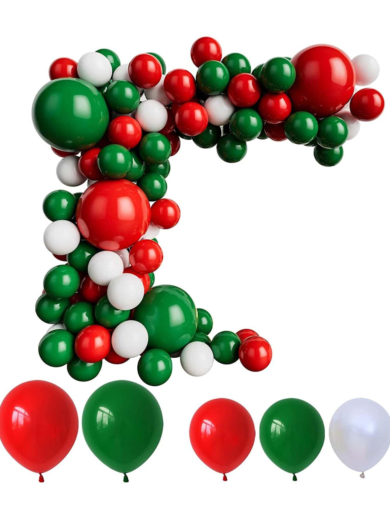 127pcs Christmas Party Decorative Balloon Arch Kit - Lasercutwraps Shop