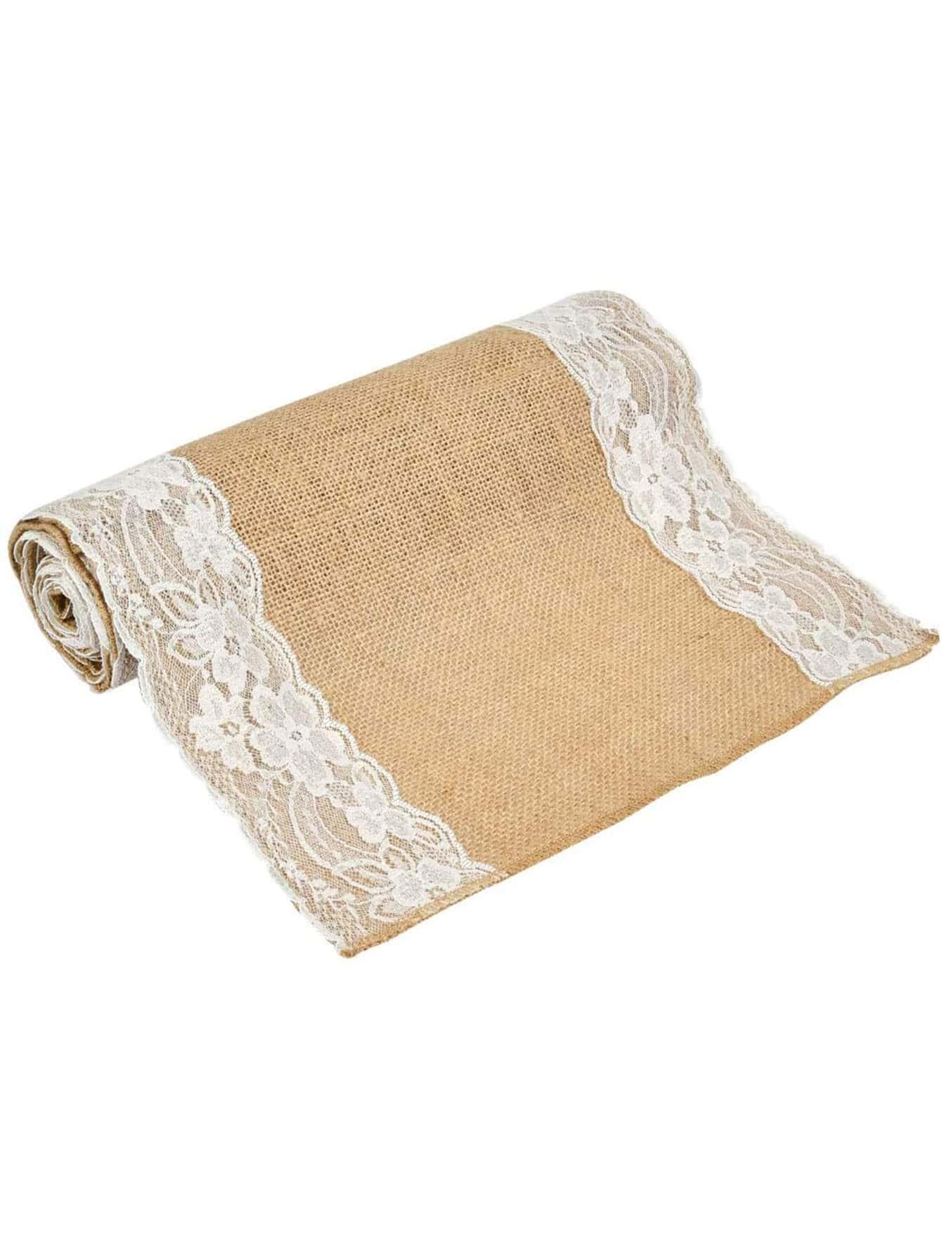 30*500cm Natural Jute Table Runner, Rustic Style Wedding Birthday Party Decor, Natural Jute Color - Lasercutwraps Shop