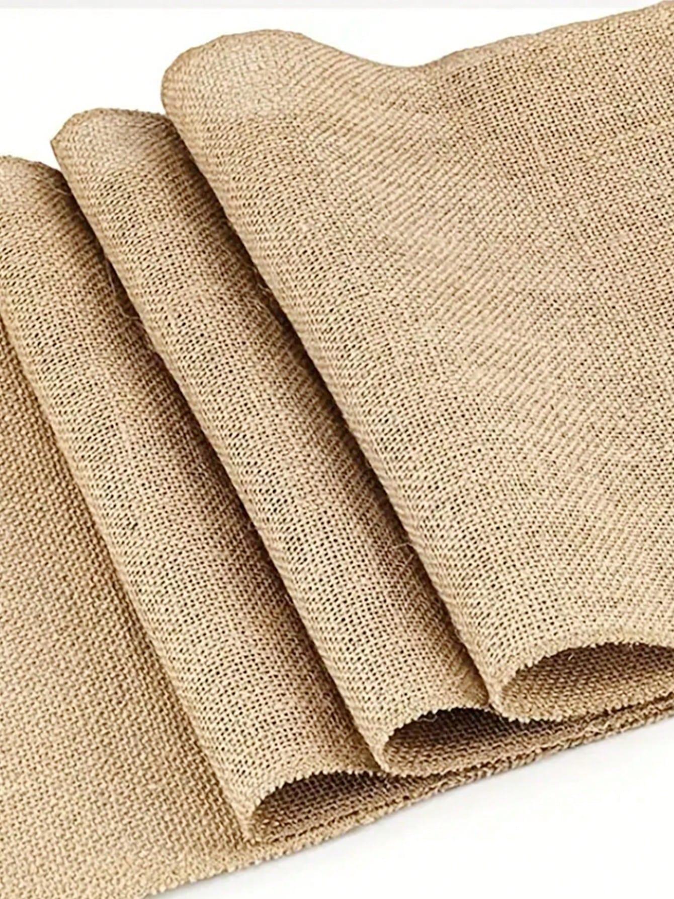 30*500cm Natural Jute Table Runner, Rustic Style Wedding Birthday Party Decor, Natural Jute Color - Lasercutwraps Shop