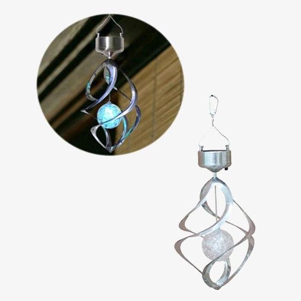 LED Color Changing Solar Revolving Wind Chimes Add a Colorful Wind Chime to Your Place - Lasercutwraps Shop