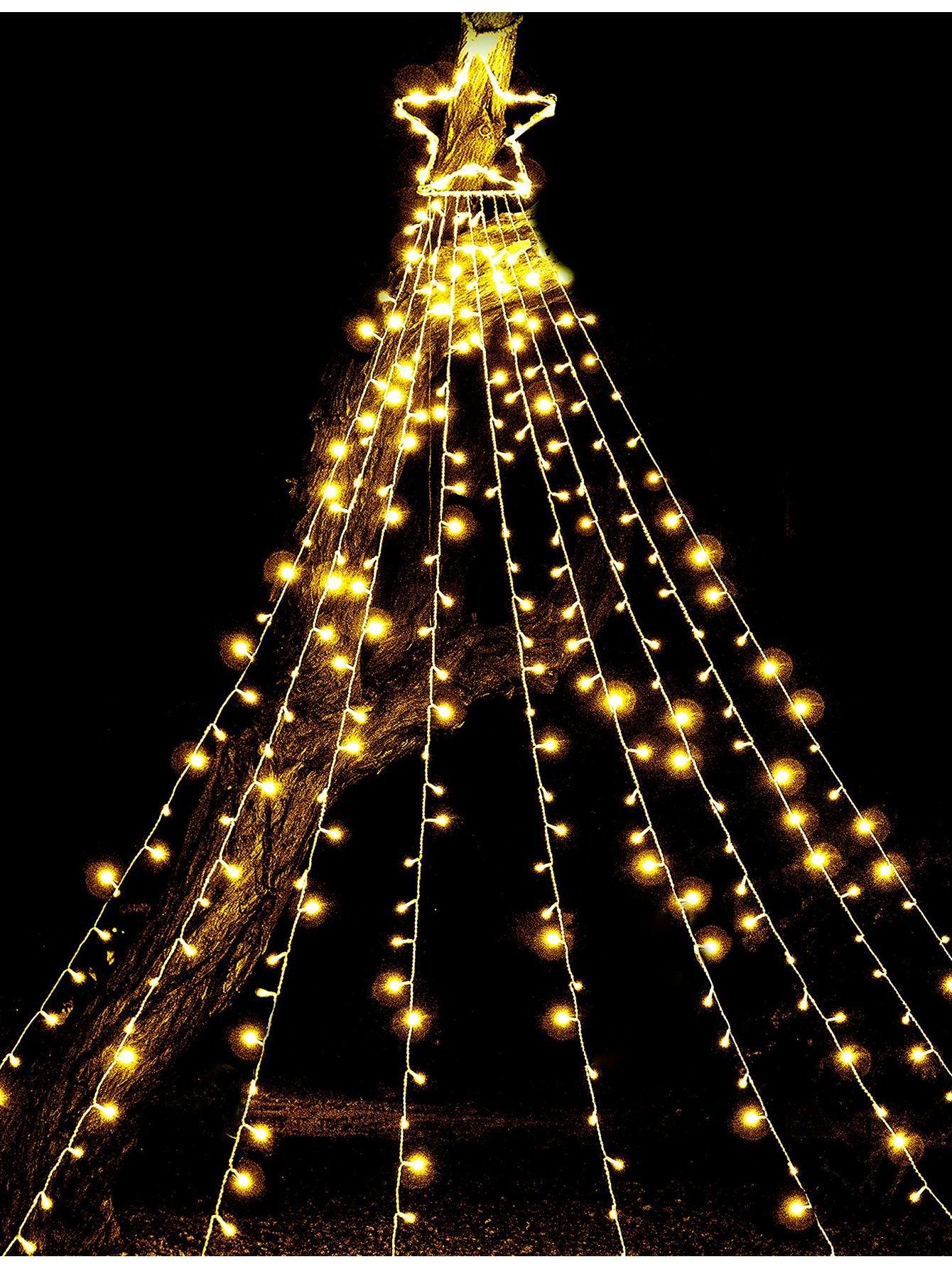 335LED Christmas Outdoor Star String Lights - Lasercutwraps Shop