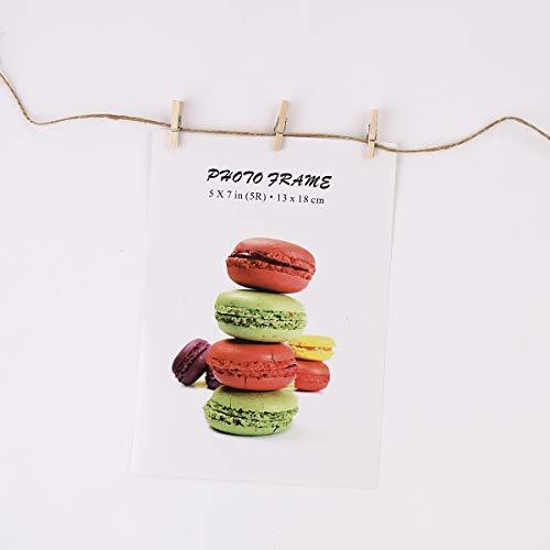 120 Pcs Mini Wood Clothespins,1 Inch Small Craft Wooden Clips with Jute Twine for Photo Wall and DIY Craft. - Lasercutwraps Shop