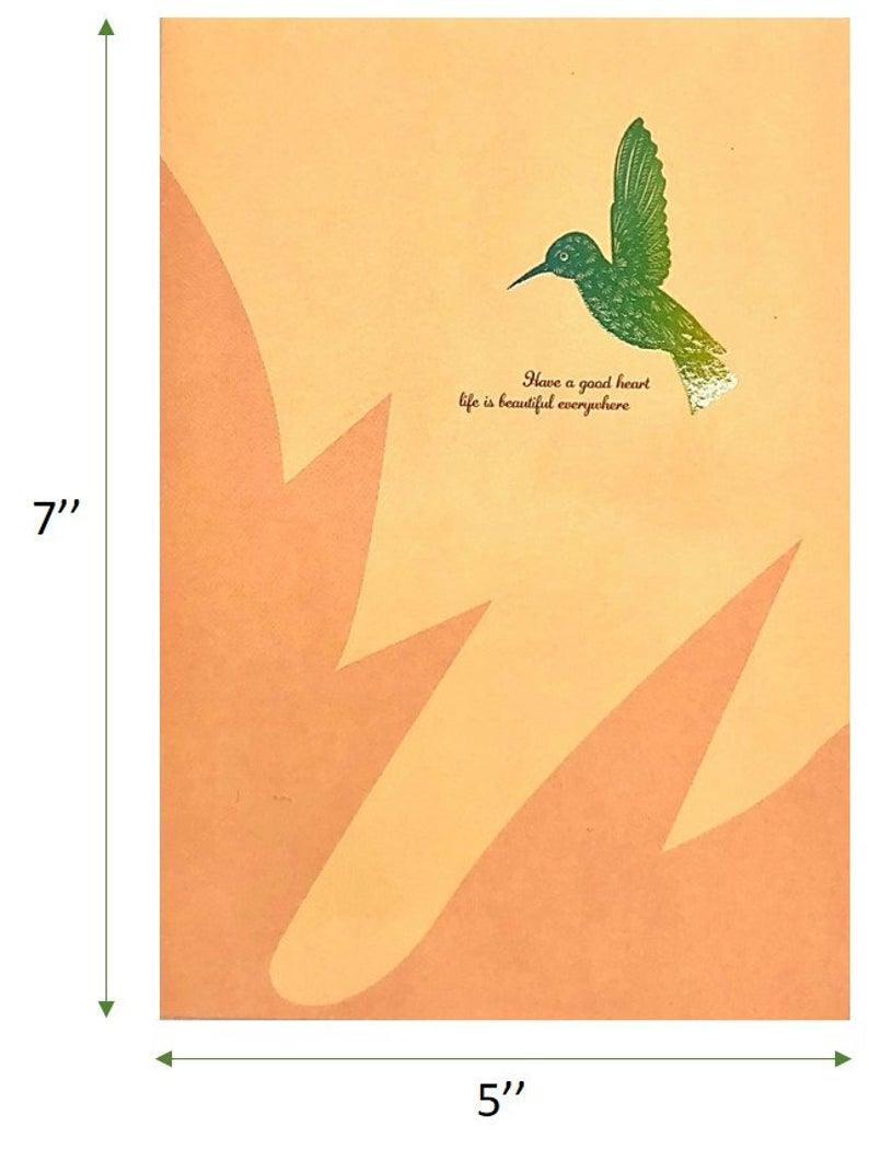 Handmade 3D Pop Up Hummingbird Bird Greeting Card Birthday, Family, Friend, Anniversary, Love, Thank You, Sympathy, Christmas, Thanksgiving - Lasercutwraps Shop