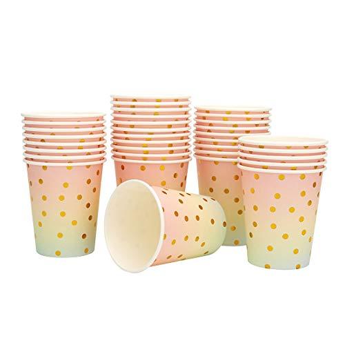 Ombre Party Supplies-Disposable Tableware for Birthday Party, Wedding Decorations - Lasercutwraps Shop