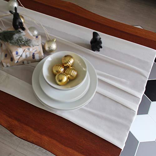 10ft Ivory Chiffon Table Runner 29x120 Inches Romantic Wedding Runner Sheer Bridal Party Decorations - Lasercutwraps Shop