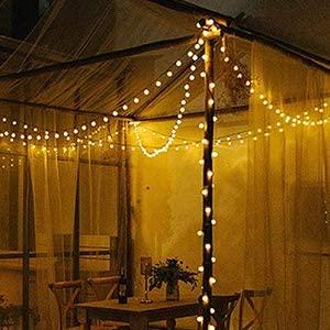 Solar String Lights Outdoor 60 Led 35.6 Feet Crystal Globe Lights with 8 Lighting Modes, Waterproof Solar Lights for Garden Wedding Party Decor - Lasercutwraps Shop