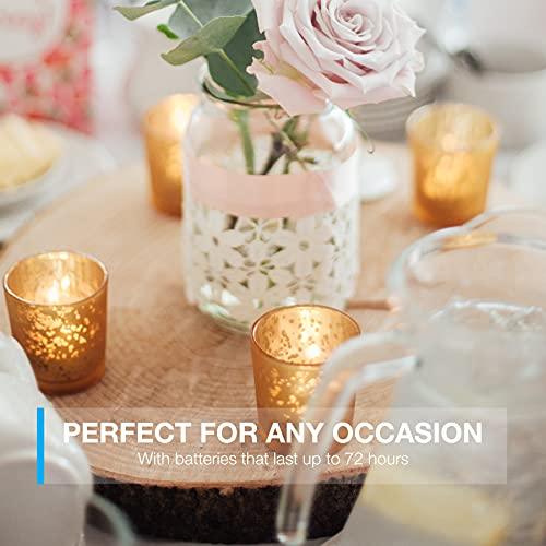 12pcs LED Candles, Realistic Tea Lights Candles, LED Tealight Candles, Flickering Bright Tealights, Battery Operated Candles, Flameless Candles - Lasercutwraps Shop