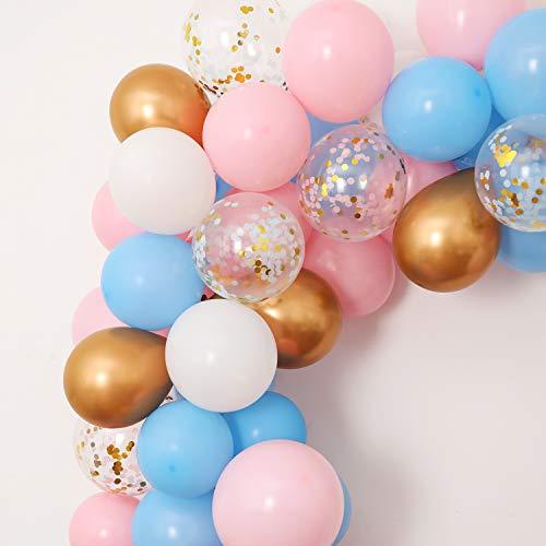 75 pcs Gender Reveal Balloon Garland Kit, Gender Reveal Party Supplies Balloons Backdrop - Lasercutwraps Shop